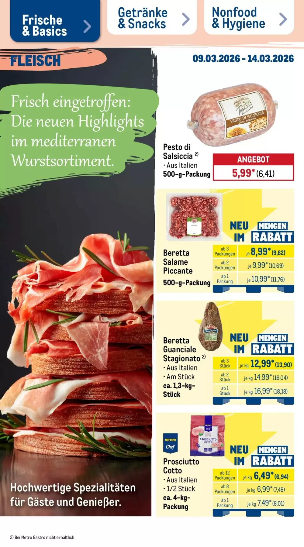 METRO Prospekt (ab 08.03.2026) zum Blättern - Seite 12