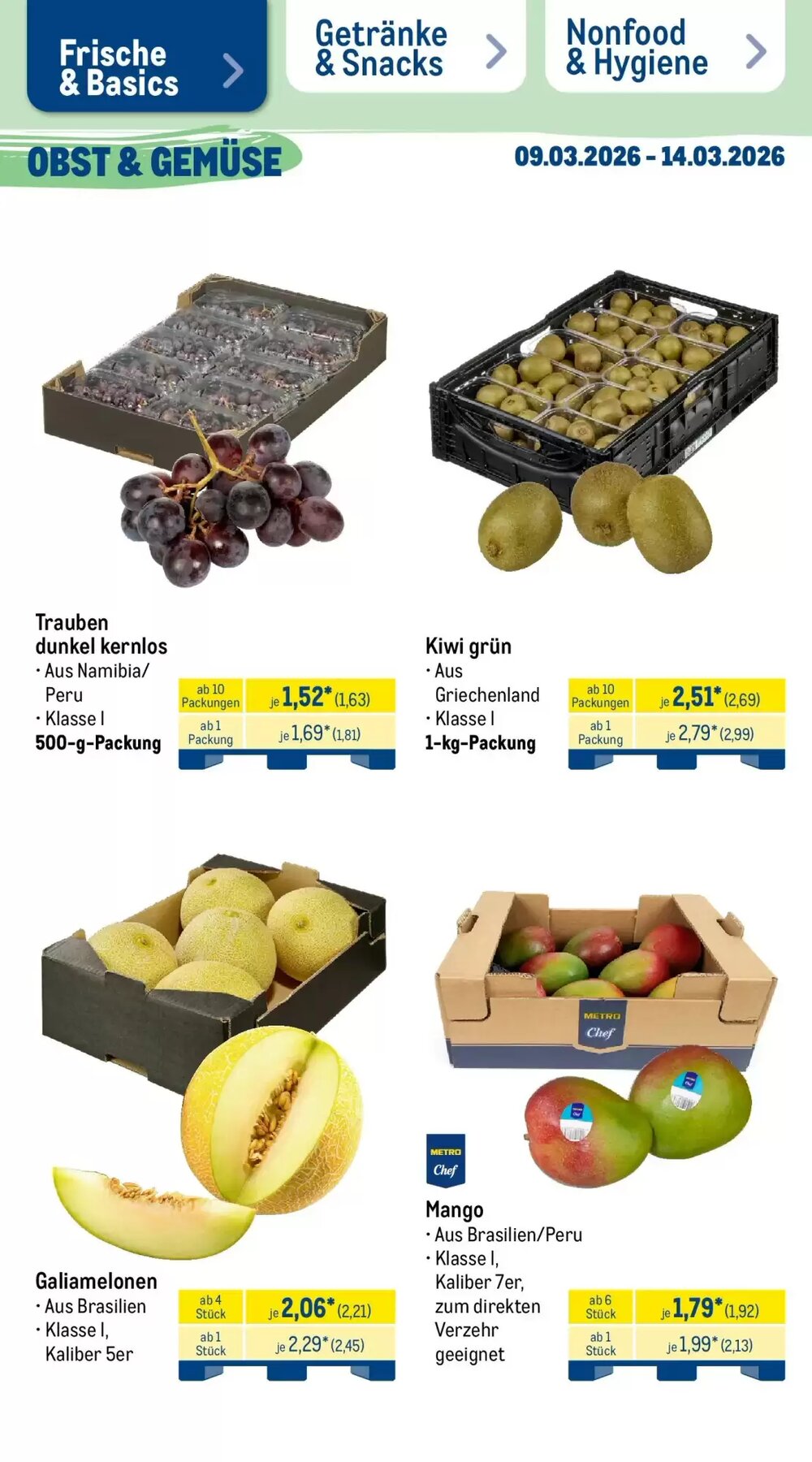 METRO Prospekt (ab 08.03.2026) zum Blättern - Seite 9