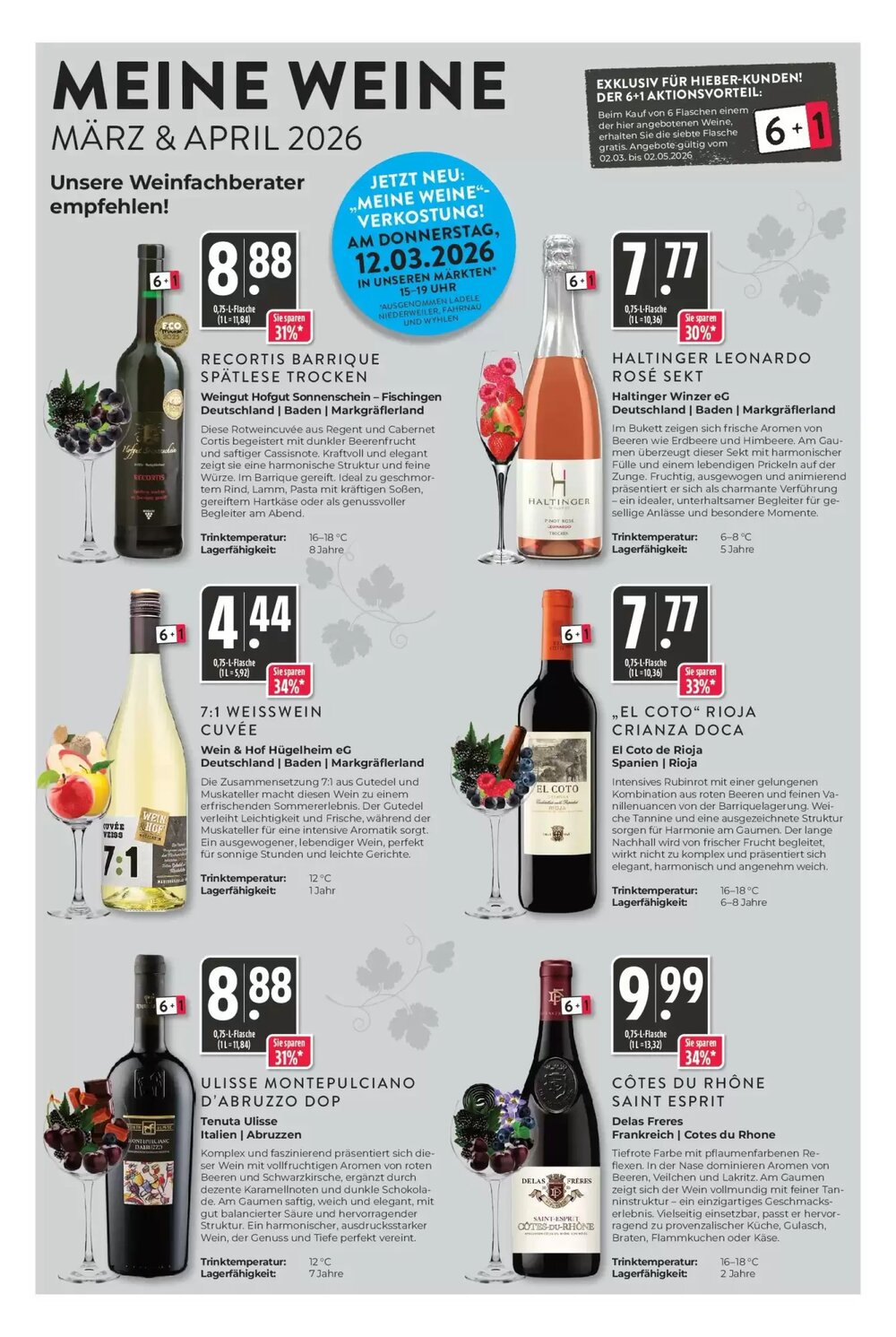 Hieber's Frische Center Prospekt (ab 08.03.2026) zum Blättern - Seite 10