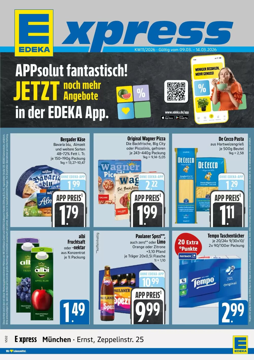 Edeka Xpress Prospekt (ab 08.03.2026) zum Blättern - Seite 1