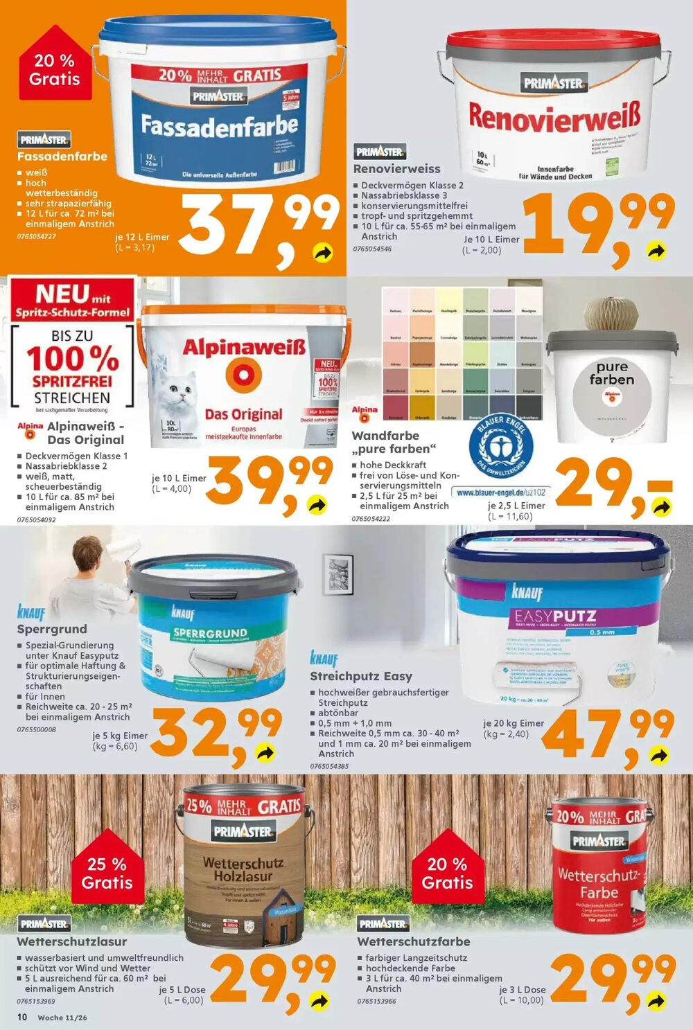 Globus Baumarkt Prospekt (ab 08.03.2026) zum Blättern - Seite 10