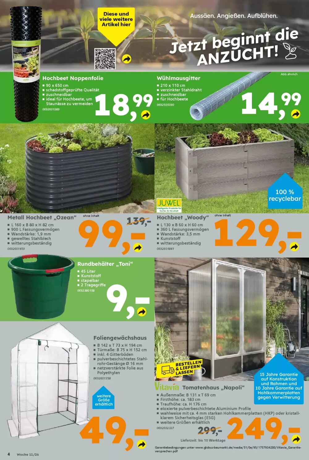 Globus Baumarkt Prospekt (ab 08.03.2026) zum Blättern - Seite 4