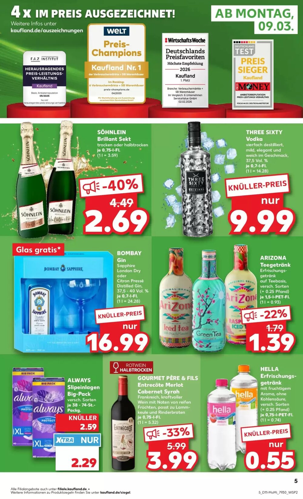 Kaufland Prospekt (ab 08.03.2026) zum Blättern - Seite 5