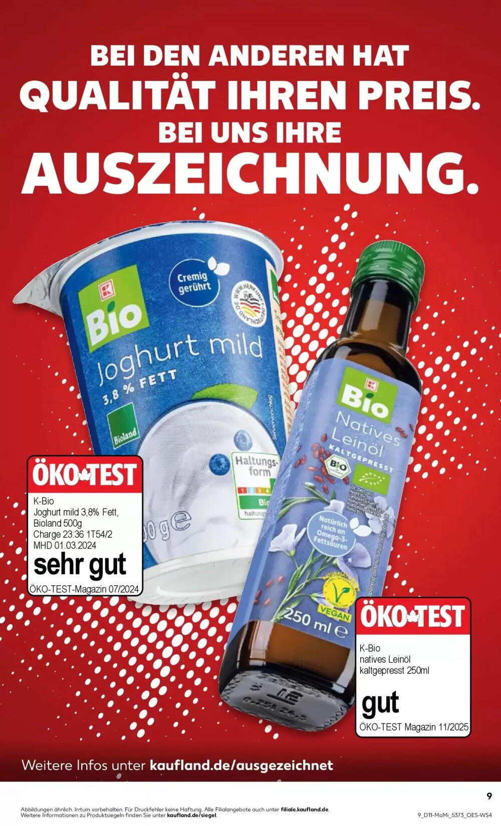 Kaufland Prospekt (ab 08.03.2026) zum Blättern - Seite 9