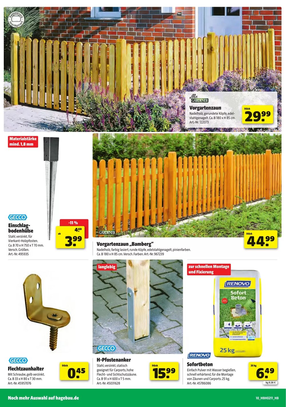 Leitermann Baumarkt Prospekt (ab 08.03.2026) zum Blättern - Seite 10