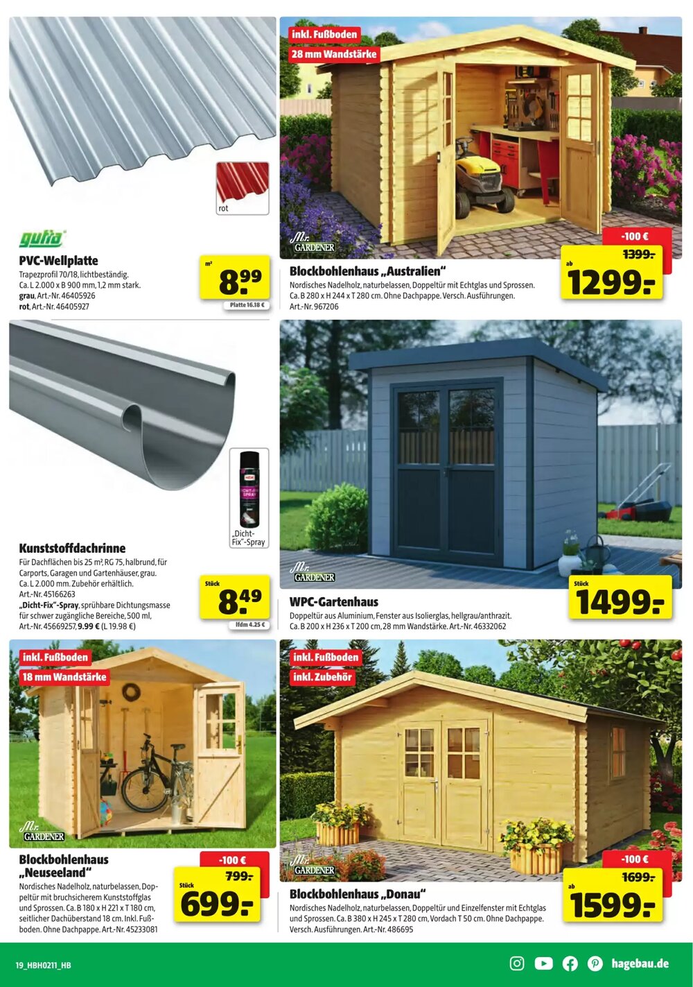 Leitermann Baumarkt Prospekt (ab 08.03.2026) zum Blättern - Seite 19