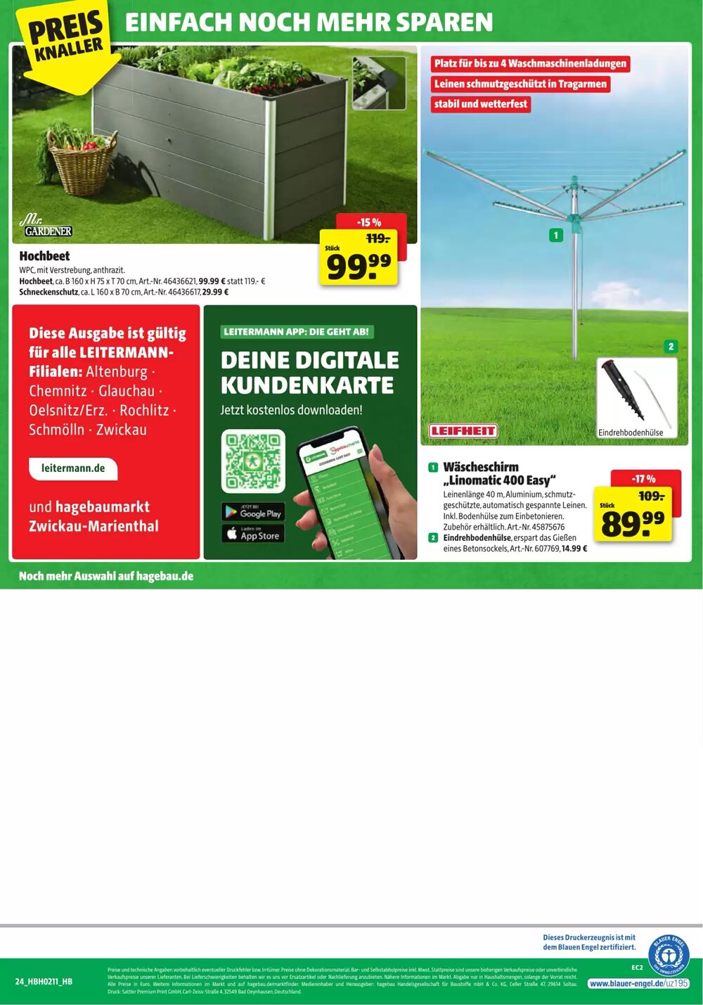 Leitermann Baumarkt Prospekt (ab 08.03.2026) zum Blättern - Seite 24