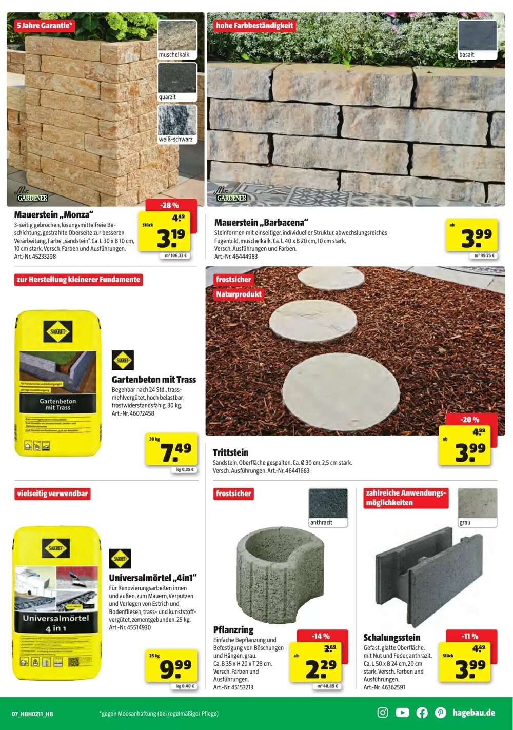 Leitermann Baumarkt Prospekt (ab 08.03.2026) zum Blättern - Seite 7