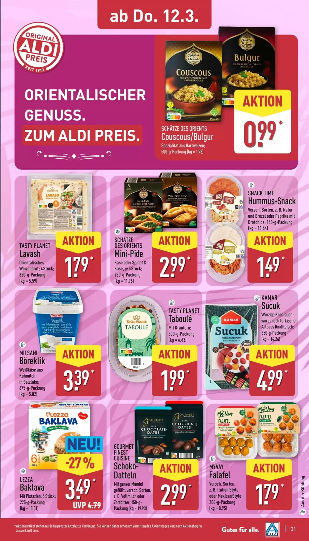 Aldi Nord Prospekt (ab 09.03.2026) zum Blättern - Seite 32