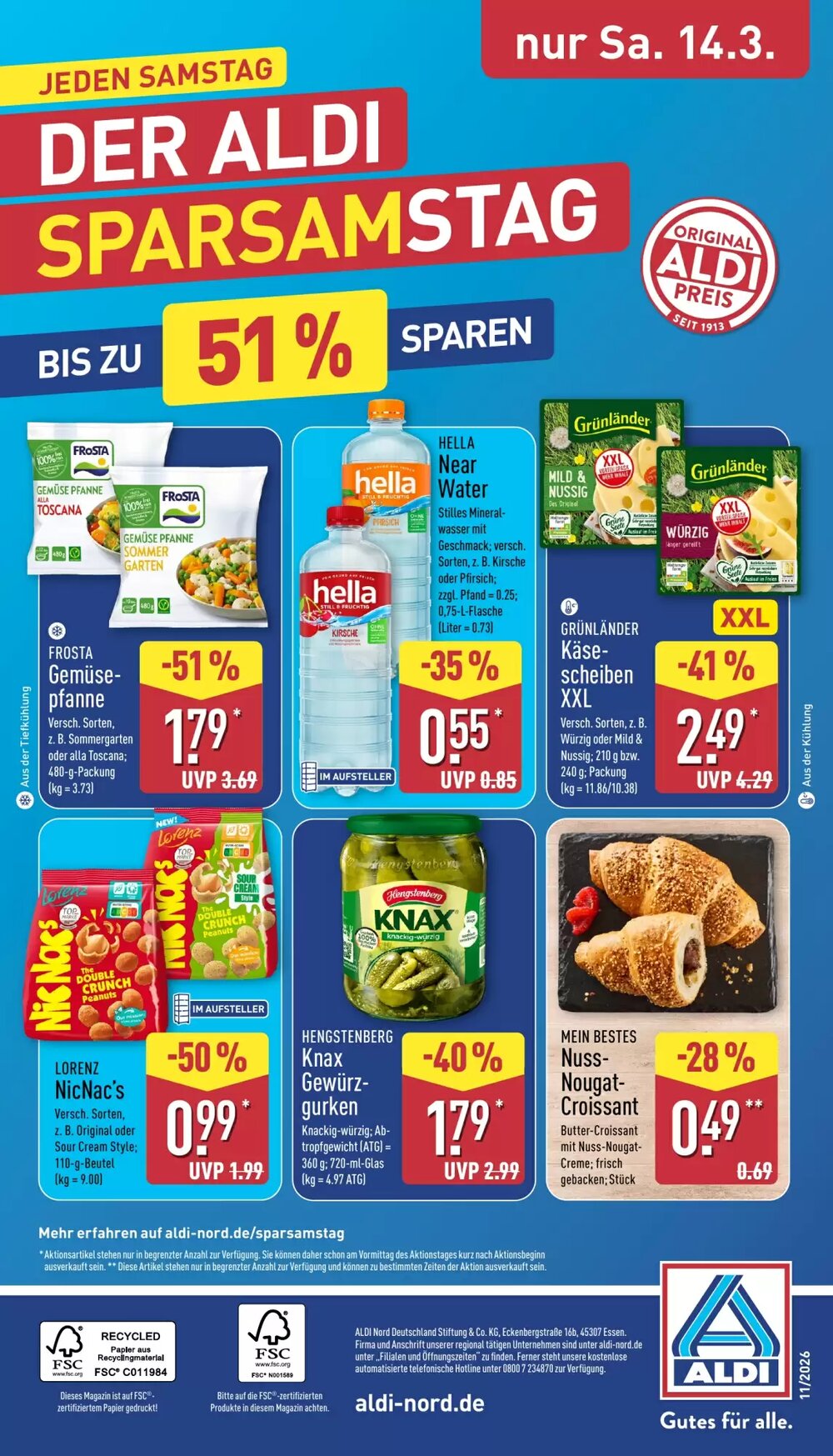 Aldi Nord Prospekt (ab 09.03.2026) zum Blättern - Seite 33