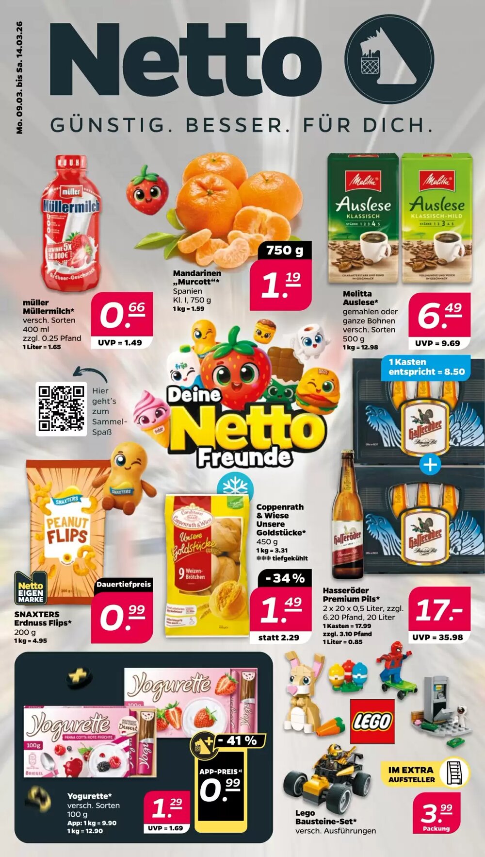 NETTO Prospekt (ab 09.03.2026) zum Blättern - Seite 1