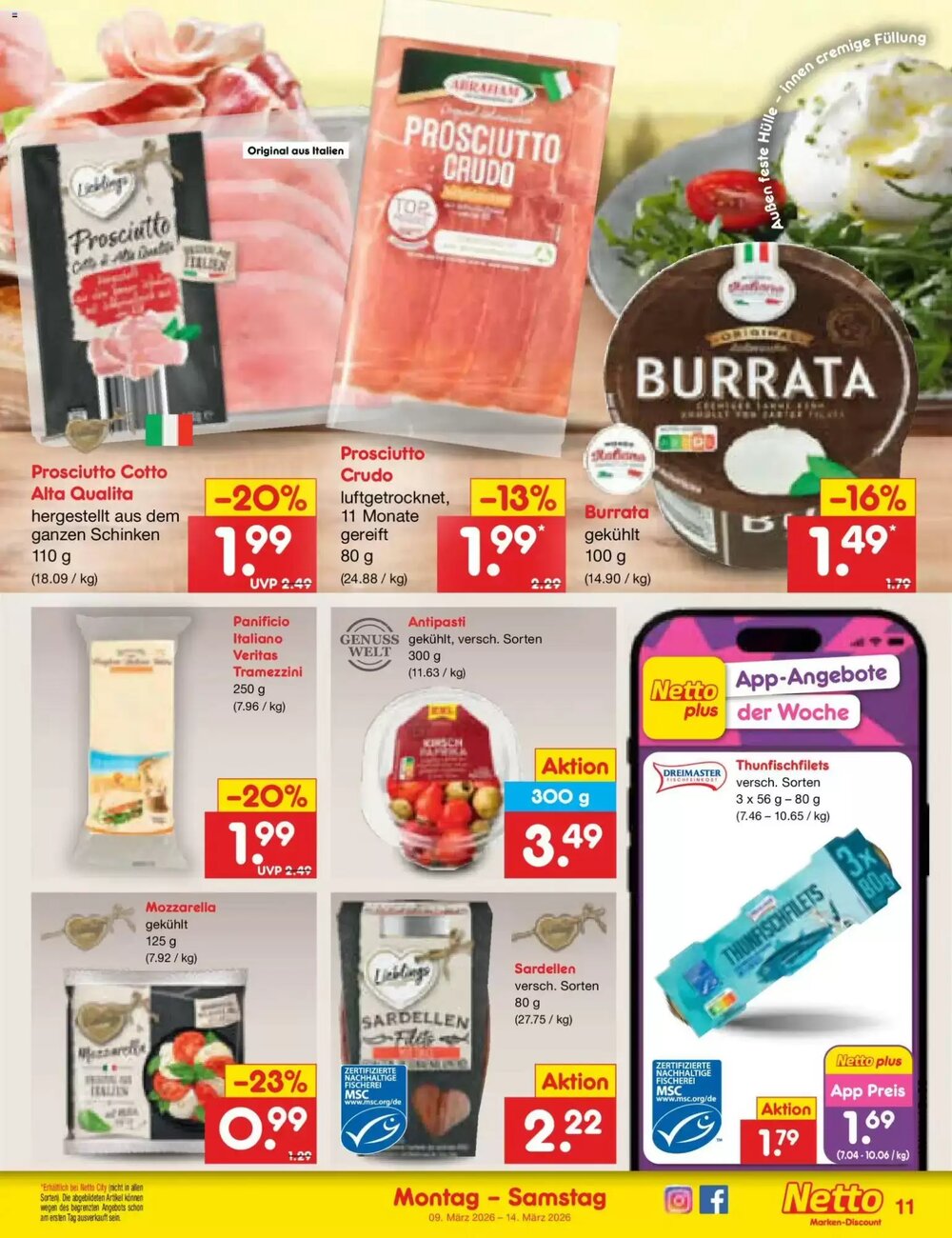 Netto Marken-Discount Prospekt (ab 09.03.2026) zum Blättern - Seite 11