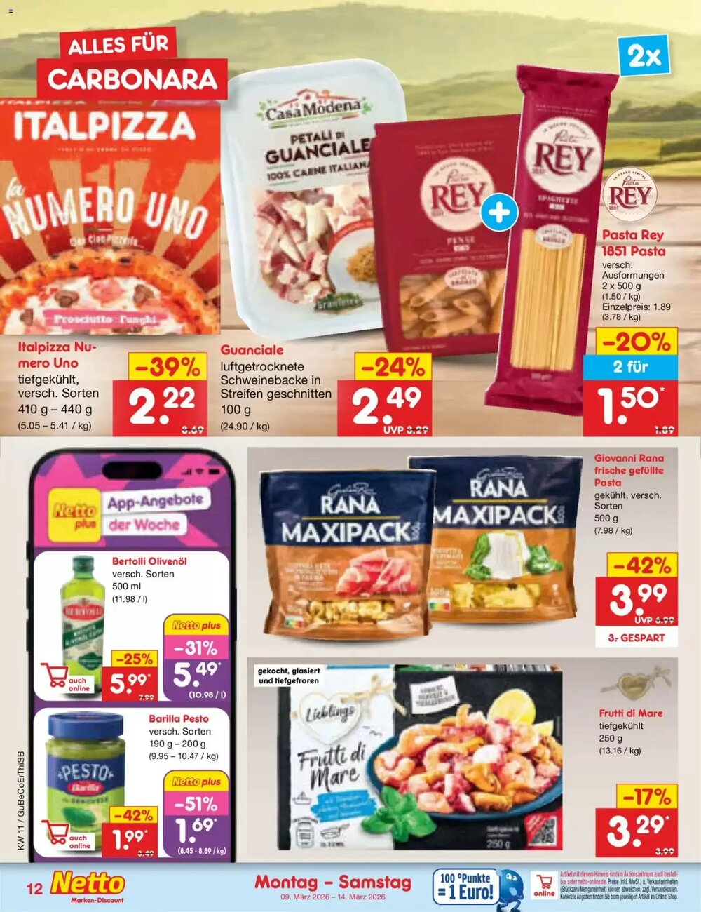 Netto Marken-Discount Prospekt (ab 09.03.2026) zum Blättern - Seite 12