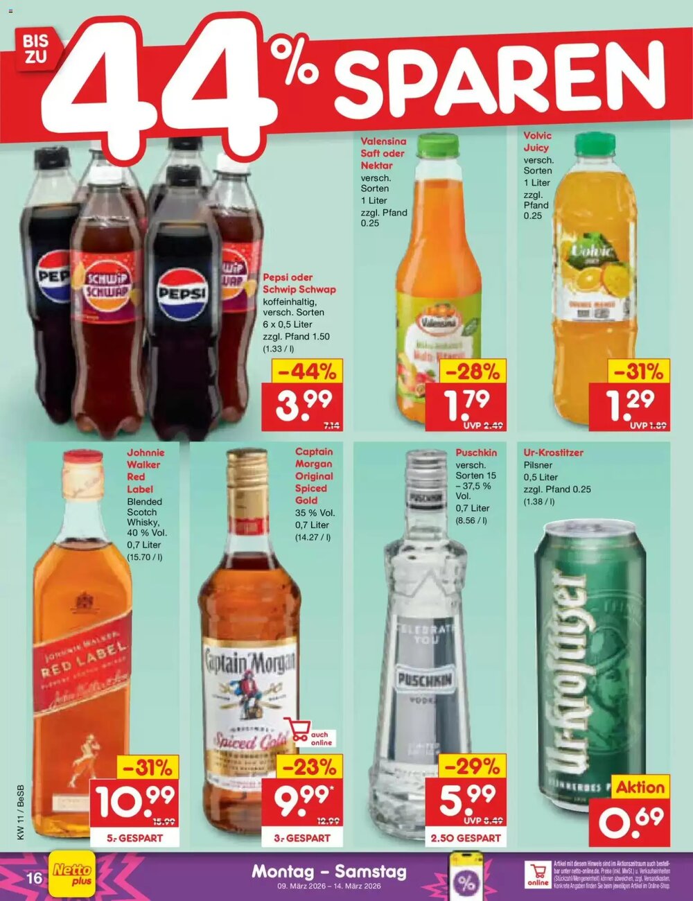 Netto Marken-Discount Prospekt (ab 09.03.2026) zum Blättern - Seite 20