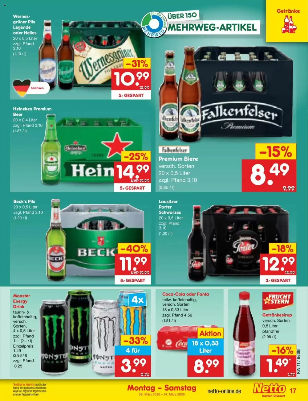 Netto Marken-Discount Prospekt (ab 09.03.2026) zum Blättern - Seite 21