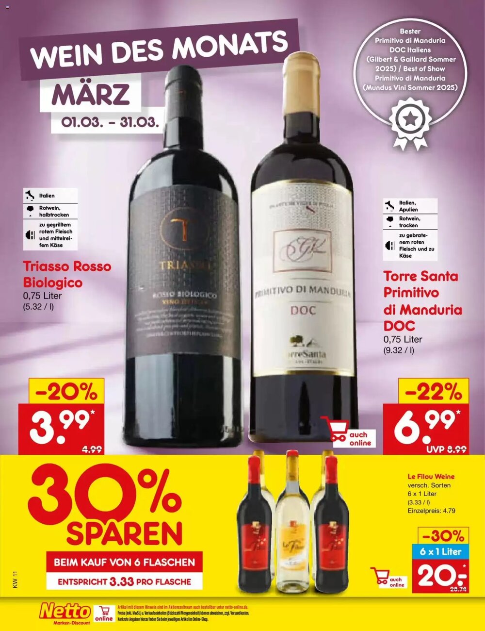 Netto Marken-Discount Prospekt (ab 09.03.2026) zum Blättern - Seite 22