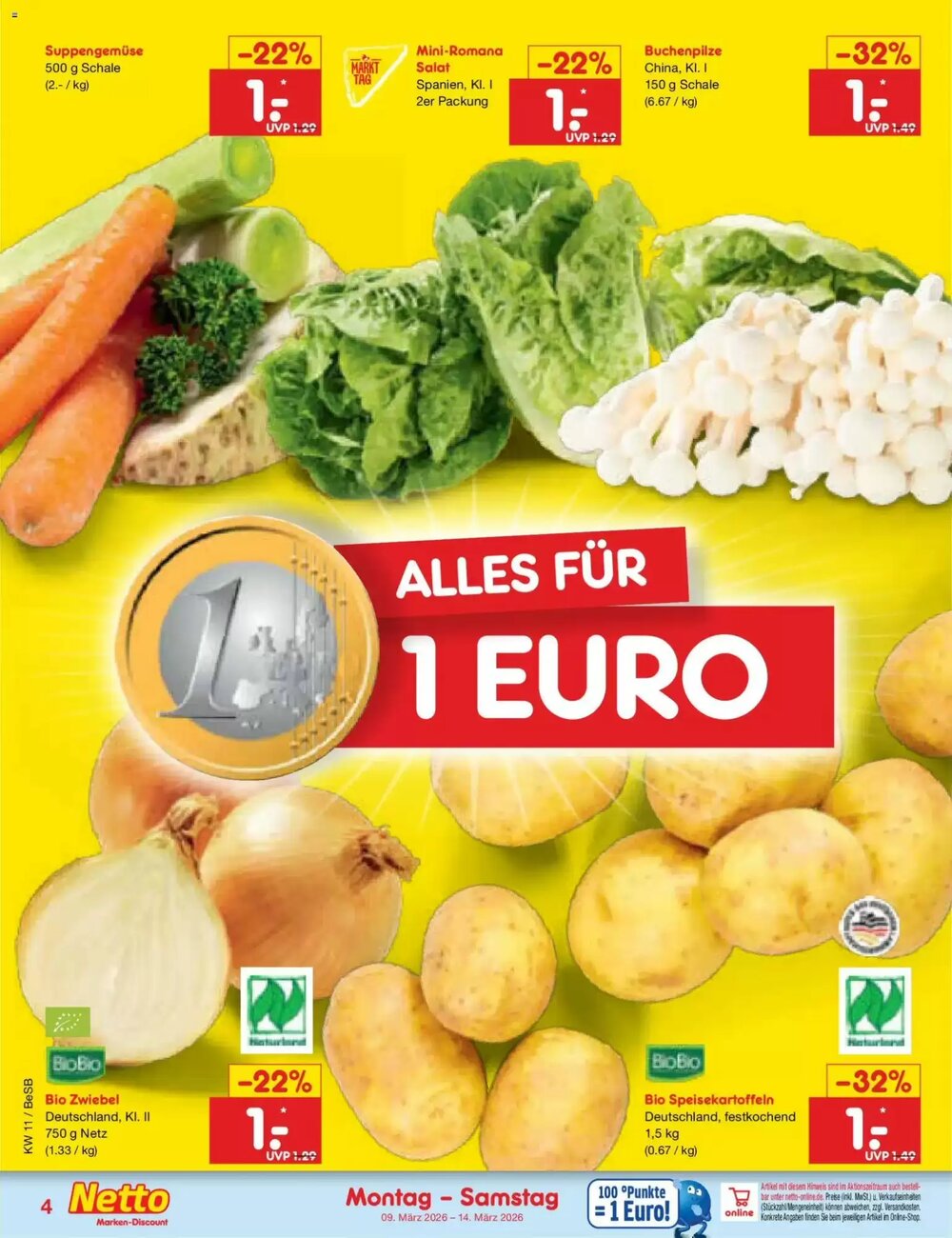 Netto Marken-Discount Prospekt (ab 09.03.2026) zum Blättern - Seite 4