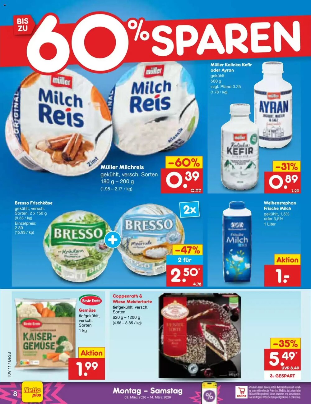 Netto Marken-Discount Prospekt (ab 09.03.2026) zum Blättern - Seite 8
