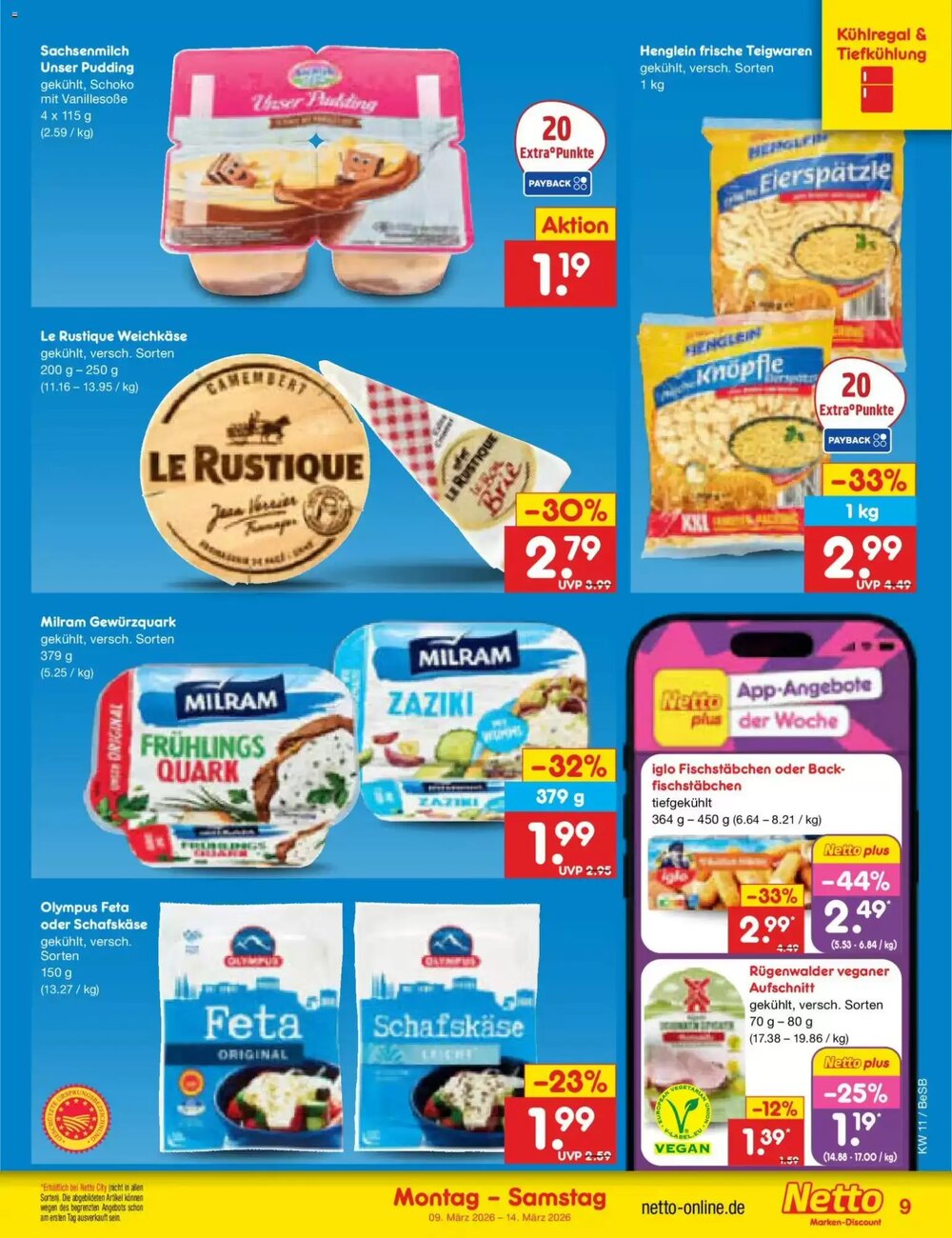 Netto Marken-Discount Prospekt (ab 09.03.2026) zum Blättern - Seite 9
