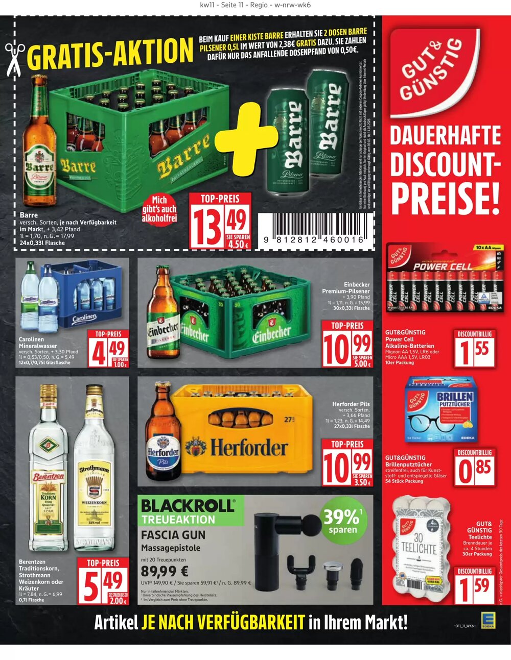 Edeka Prospekt (ab 09.03.2026) zum Blättern - Seite 11