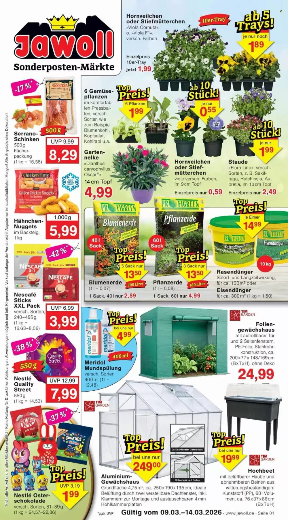 Jawoll Prospekt (ab 09.03.2026) zum Blättern - Seite 1