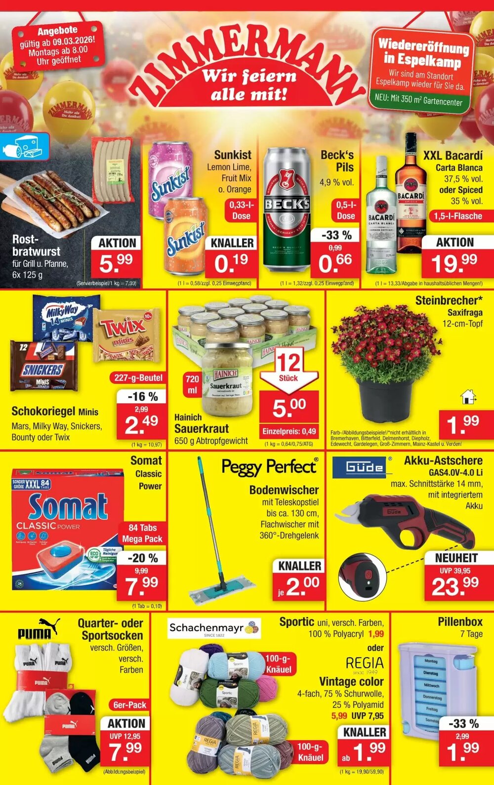 Zimmermann Prospekt (ab 09.03.2026) zum Blättern - Seite 1
