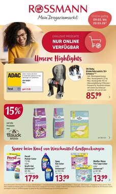 Rossmann Prospekt (ab 09.03.2026) zum Blättern