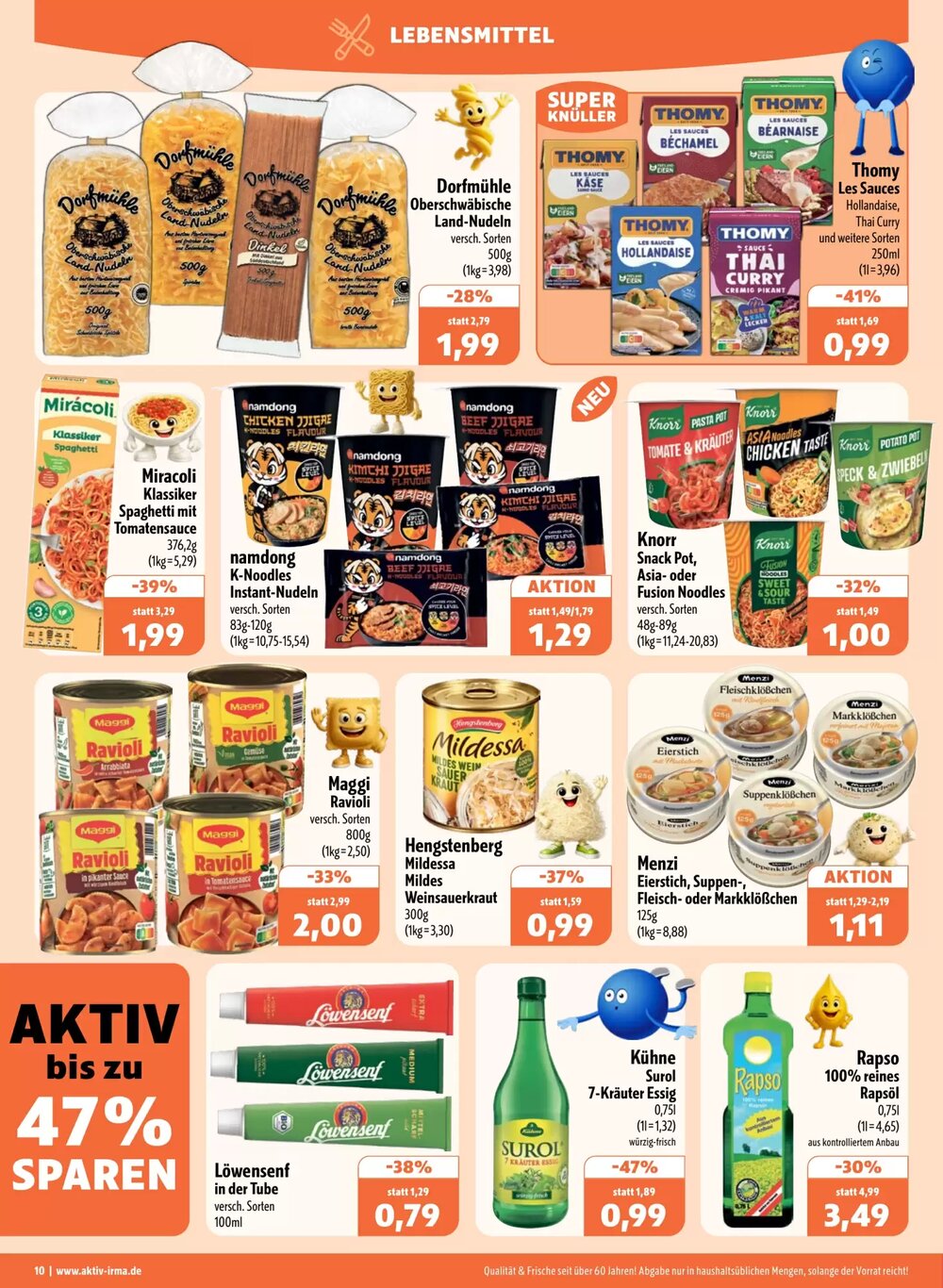 Aktiv Irma Prospekt (ab 09.03.2026) zum Blättern - Seite 10