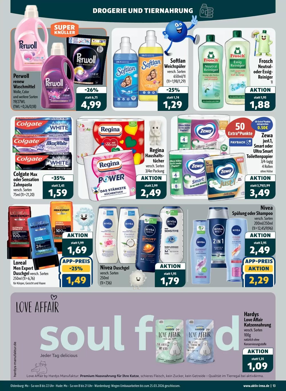 Aktiv Irma Prospekt (ab 09.03.2026) zum Blättern - Seite 13