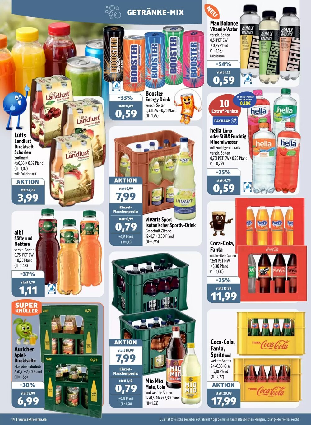 Aktiv Irma Prospekt (ab 09.03.2026) zum Blättern - Seite 14