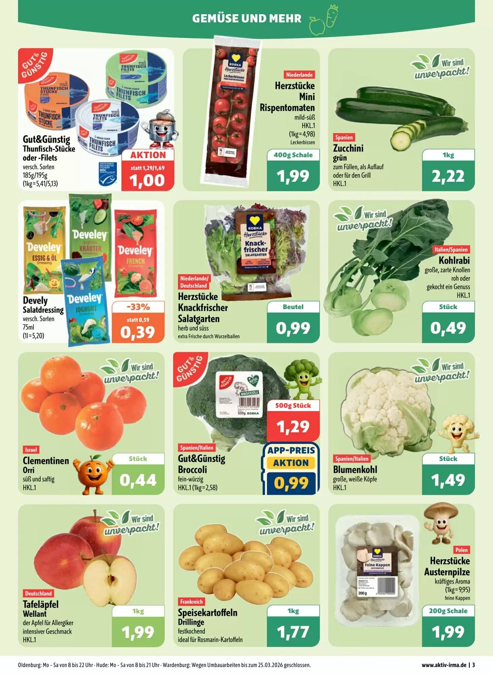 Aktiv Irma Prospekt (ab 09.03.2026) zum Blättern - Seite 3