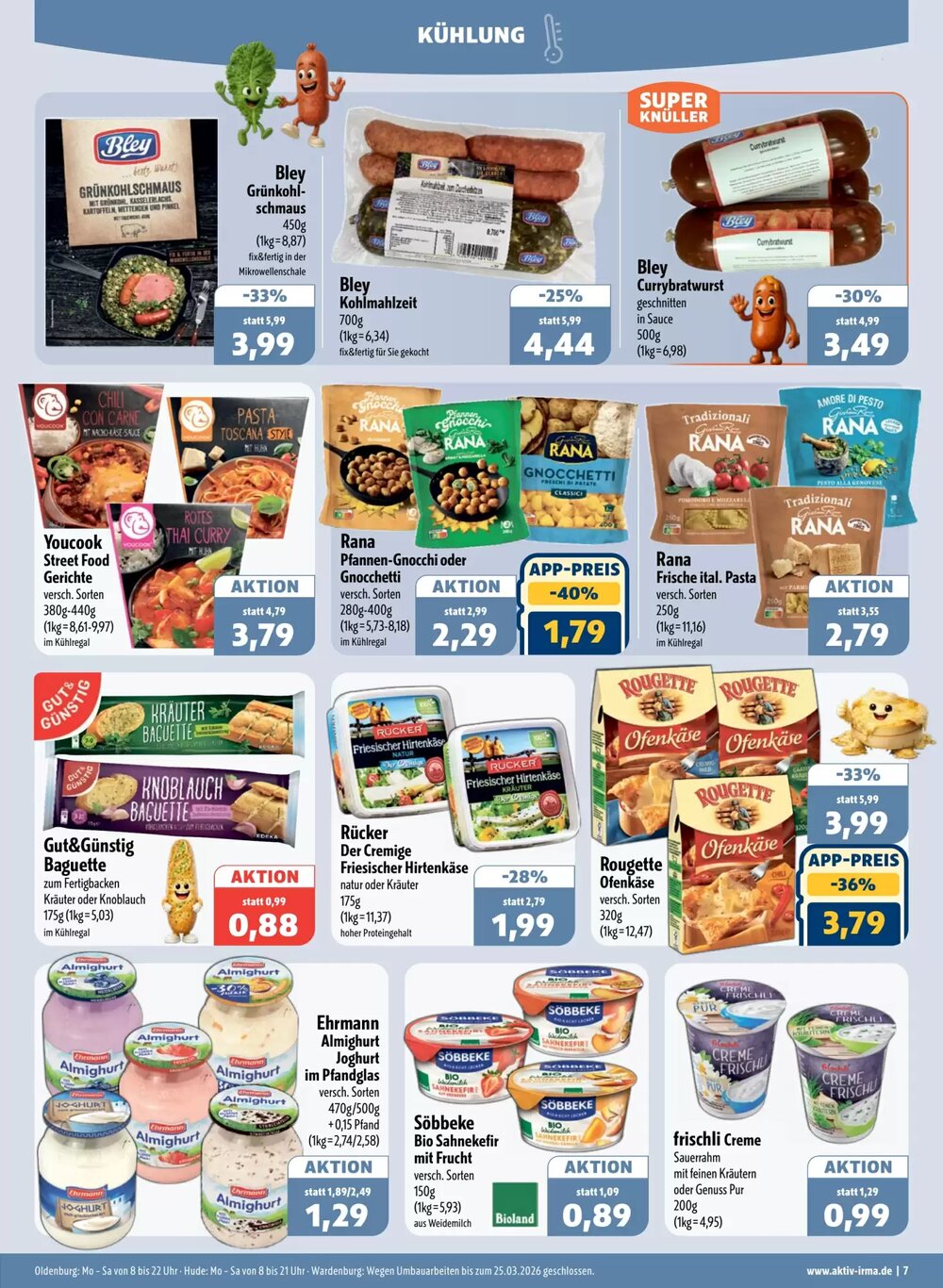 Aktiv Irma Prospekt (ab 09.03.2026) zum Blättern - Seite 7