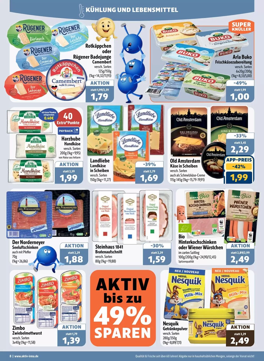 Aktiv Irma Prospekt (ab 09.03.2026) zum Blättern - Seite 8