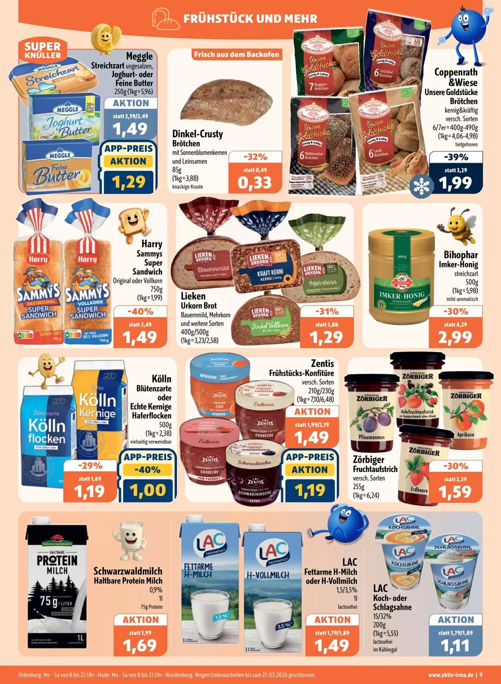 Aktiv Irma Prospekt (ab 09.03.2026) zum Blättern - Seite 9