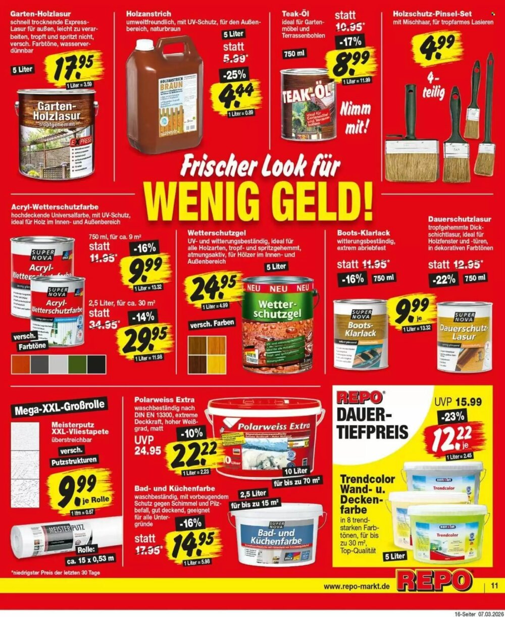 Repo Markt Prospekt (ab 09.03.2026) zum Blättern - Seite 11