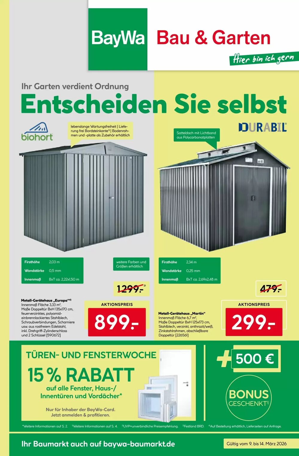 BayWa Prospekt (ab 09.03.2026) zum Blättern - Seite 1
