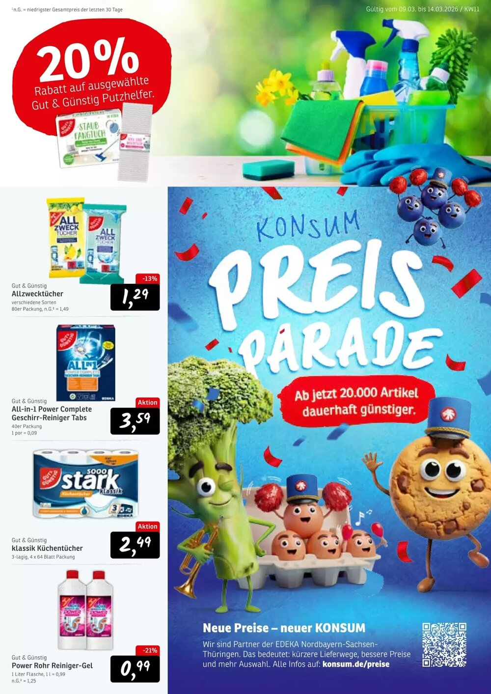 KONSUM Prospekt (ab 09.03.2026) zum Blättern - Seite 11