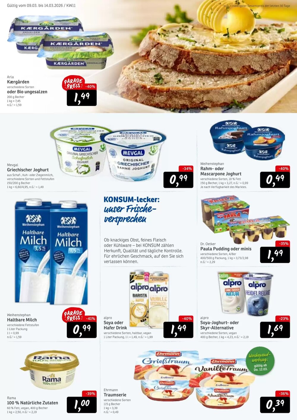 KONSUM Prospekt (ab 09.03.2026) zum Blättern - Seite 4