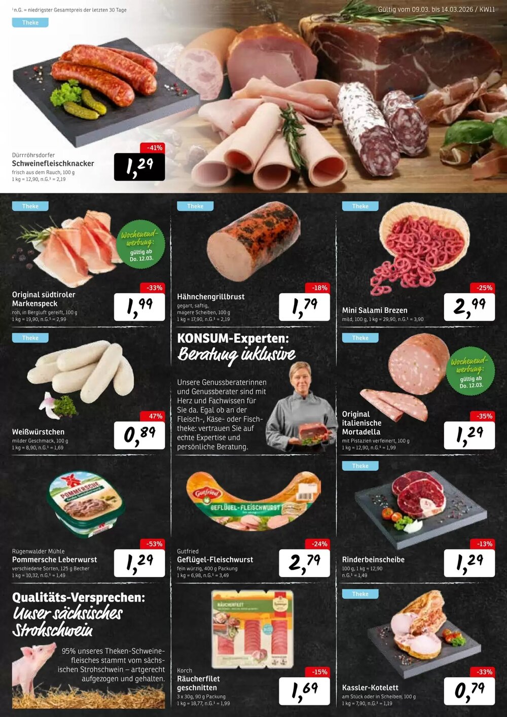 KONSUM Prospekt (ab 09.03.2026) zum Blättern - Seite 7