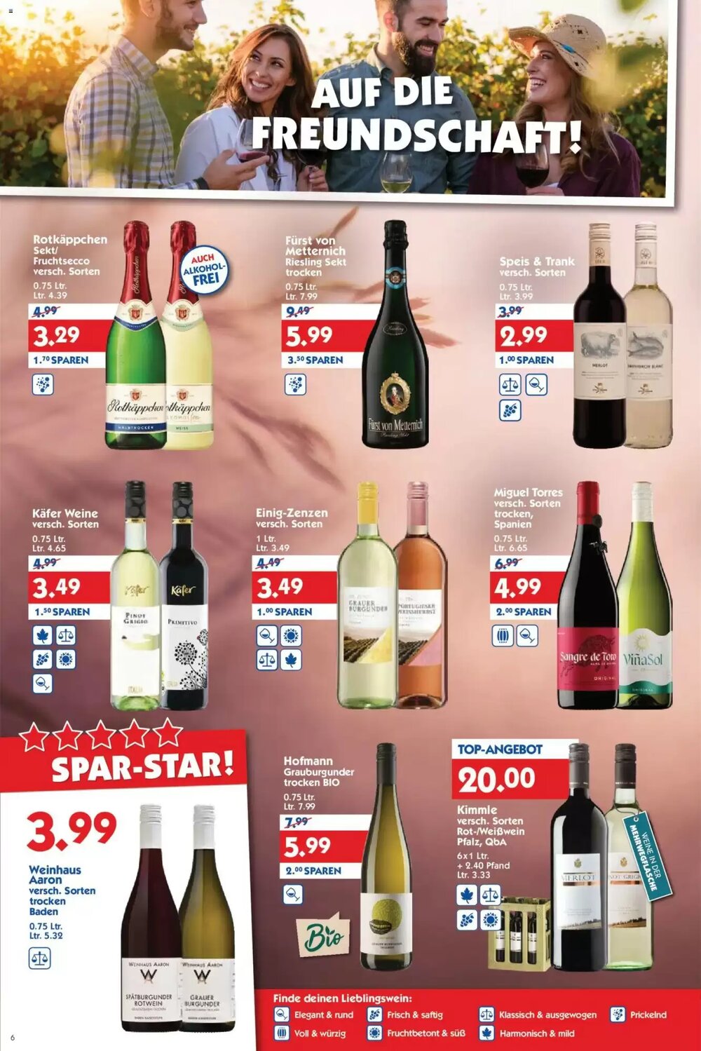 Hol'ab Getränkemarkt Prospekt (ab 09.03.2026) zum Blättern - Seite 6