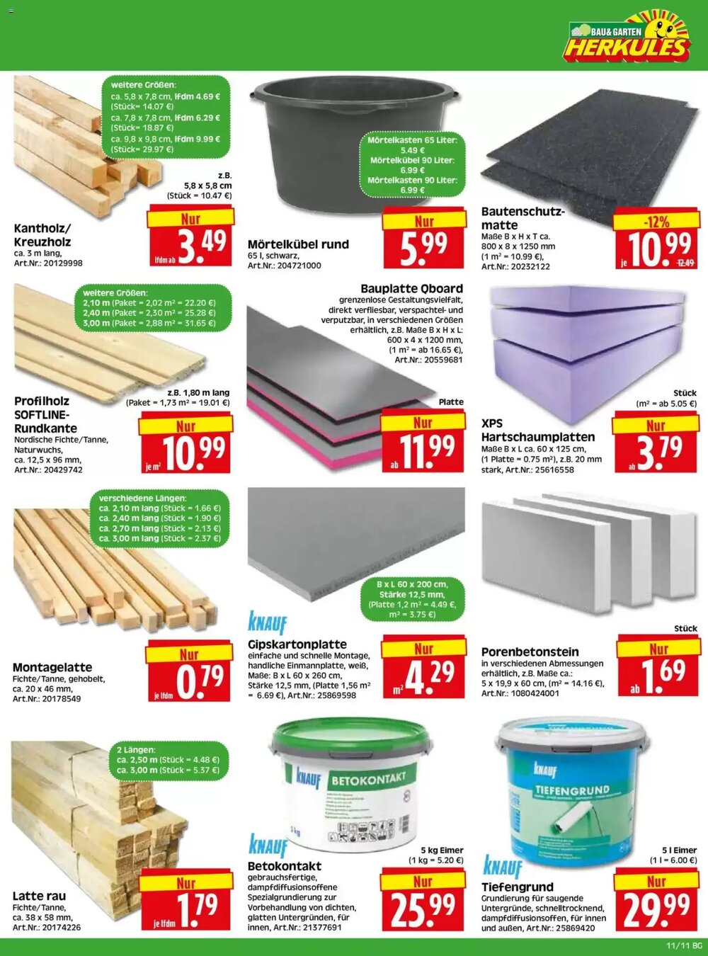 Edeka Herkules Prospekt (ab 09.03.2026) zum Blättern - Seite 11