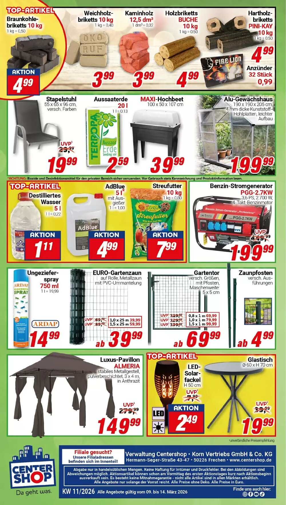 CENTERSHOP Prospekt (ab 09.03.2026) zum Blättern - Seite 20