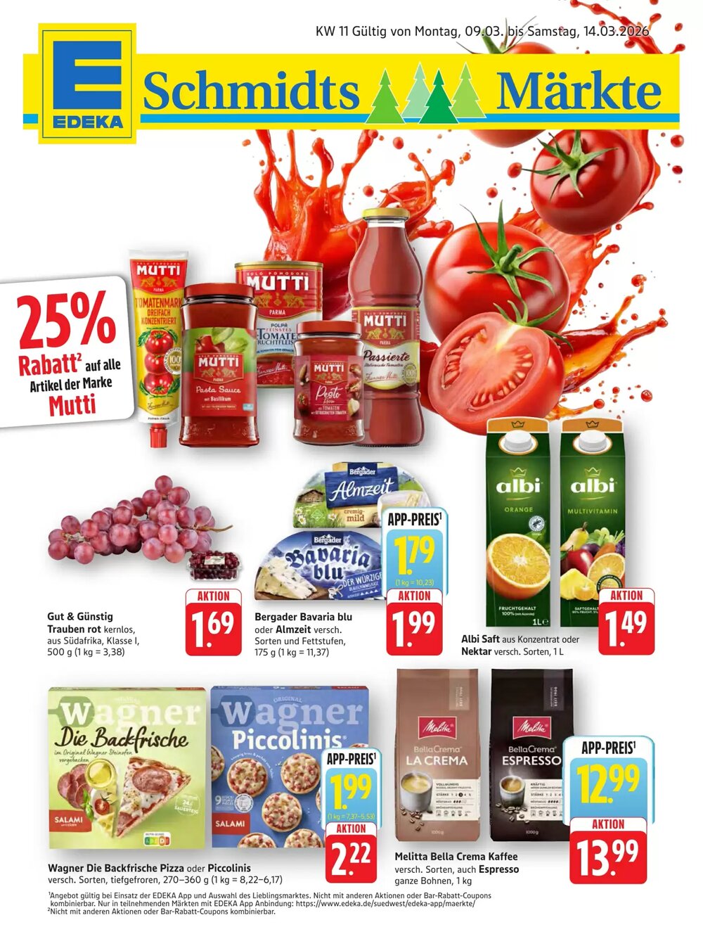 Schmidt's Märkte Prospekt (ab 09.03.2026) zum Blättern - Seite 1