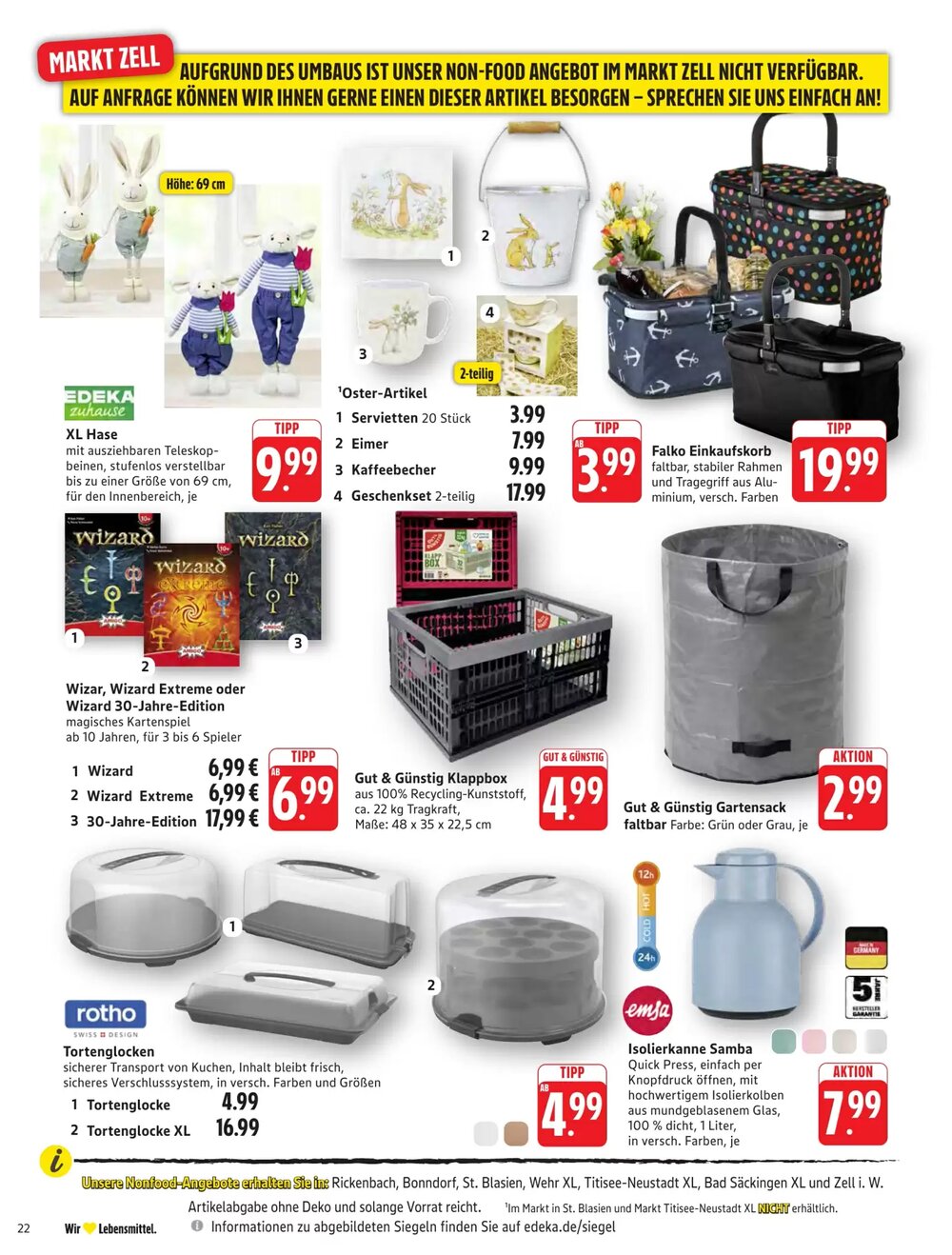 Schmidt's Märkte Prospekt (ab 09.03.2026) zum Blättern - Seite 22