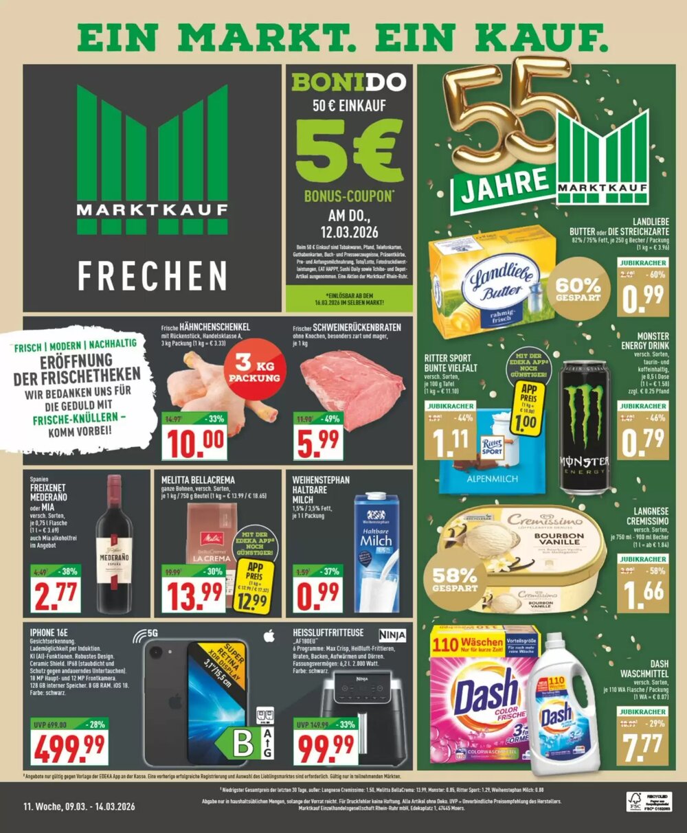 Marktkauf Prospekt (ab 09.03.2026) zum Blättern - Seite 1