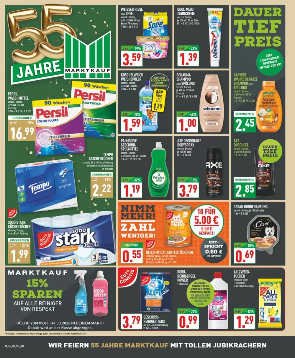 Marktkauf Prospekt (ab 09.03.2026) zum Blättern - Seite 16