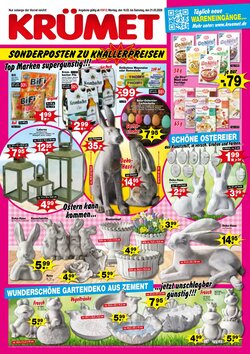 Krümet Sonderposten Prospekt (ab 09.03.2026) zum Blättern