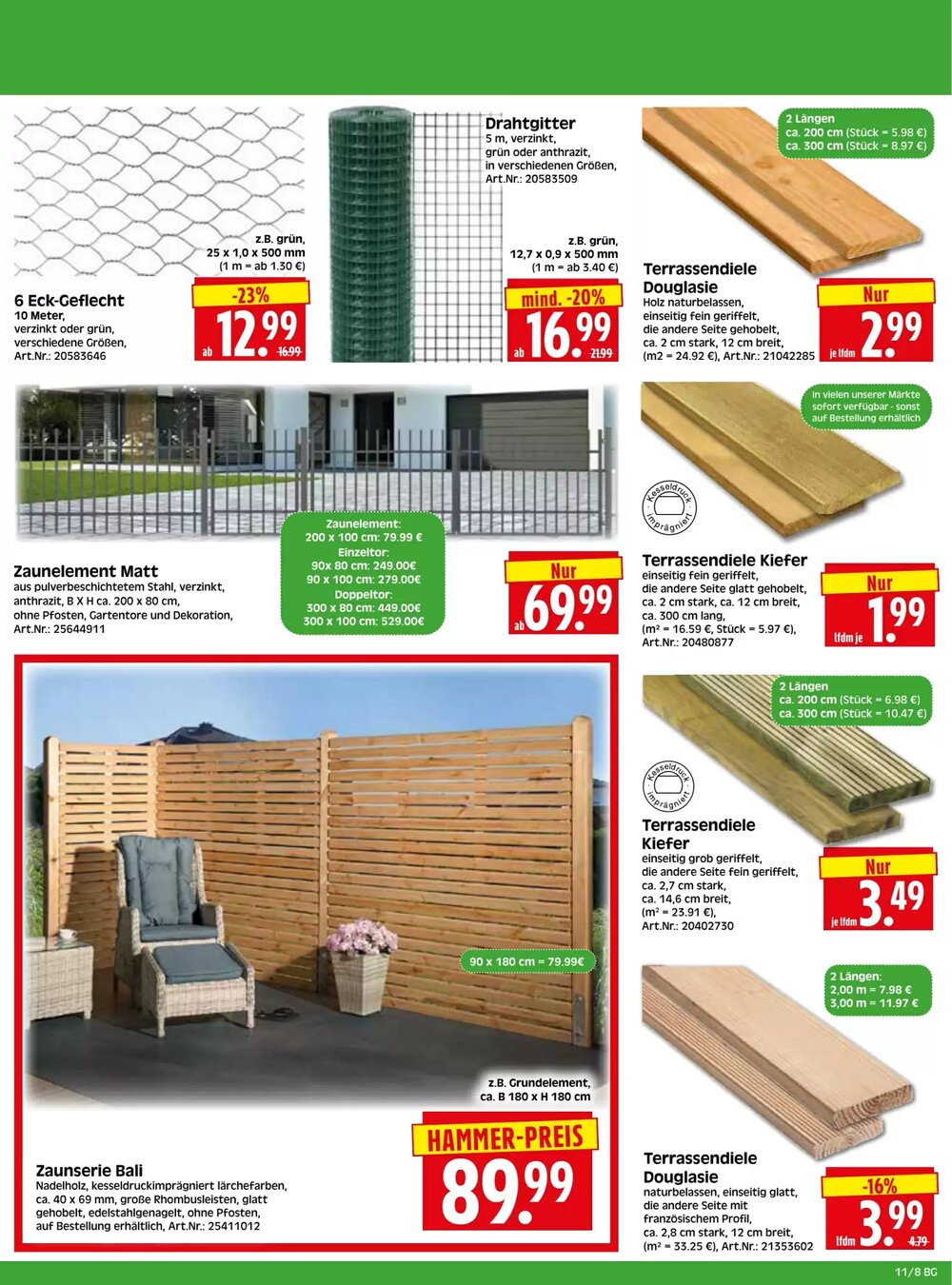 Herkules Baumarkt Prospekt (ab 09.03.2026) zum Blättern - Seite 8