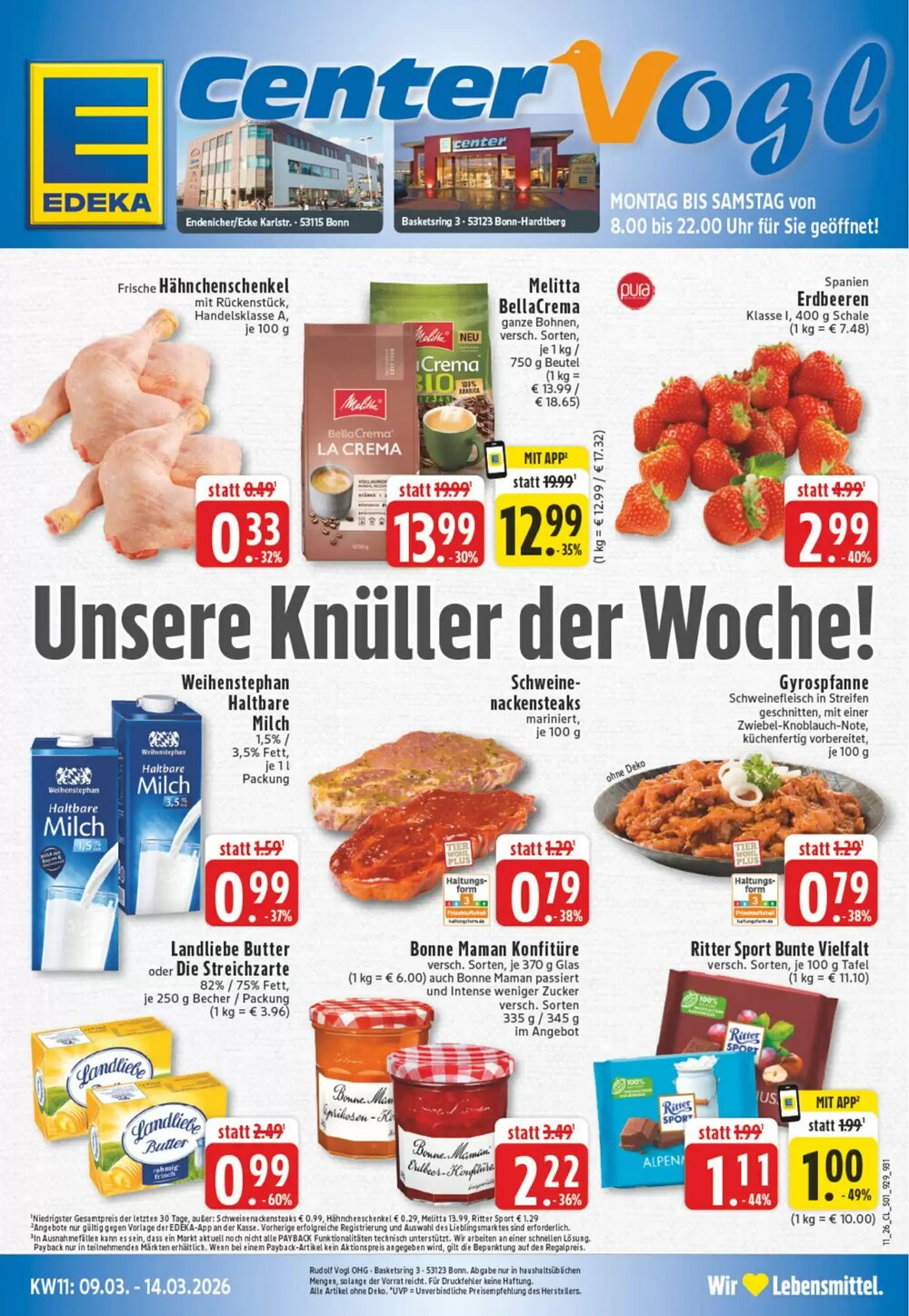 EDEKA Vogl Prospekt (ab 09.03.2026) zum Blättern - Seite 1