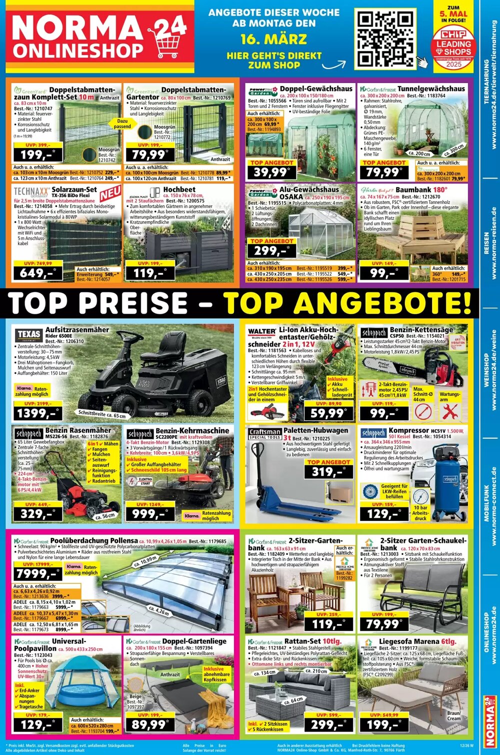 Norma Prospekt (ab 09.03.2026) zum Blättern - Seite 1